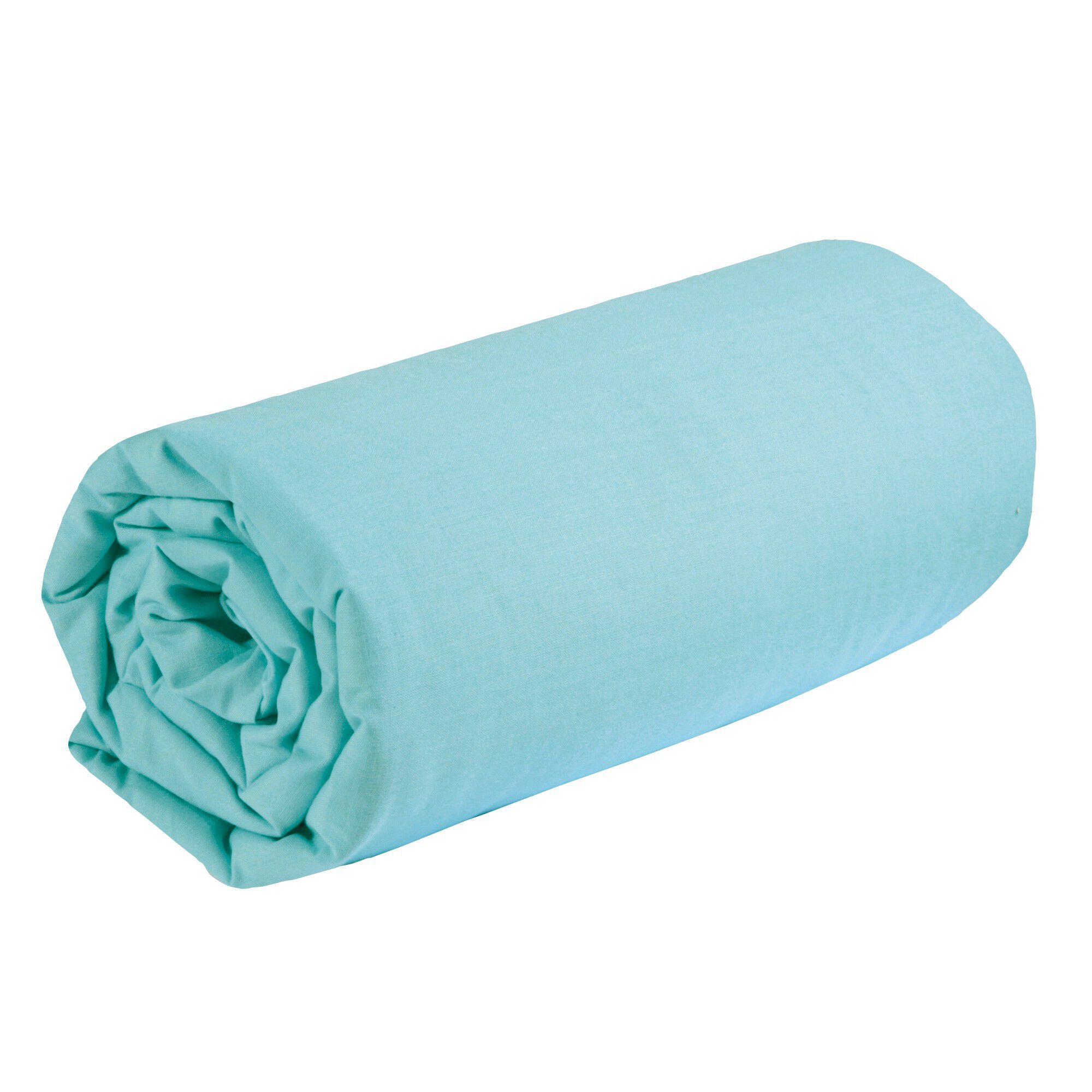 Draphousse uni polyester coton 32 cm, lagon Blancheporte