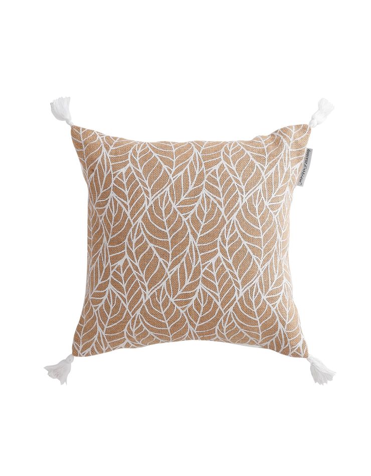 Coussin en jute (blanc)