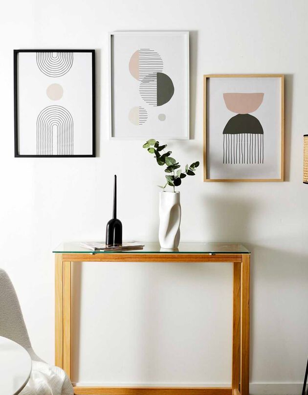 Tableaux décoratifs - lot de 3 (multicolore)