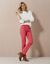Pantalon sculptant, 5 poches (rouge)
