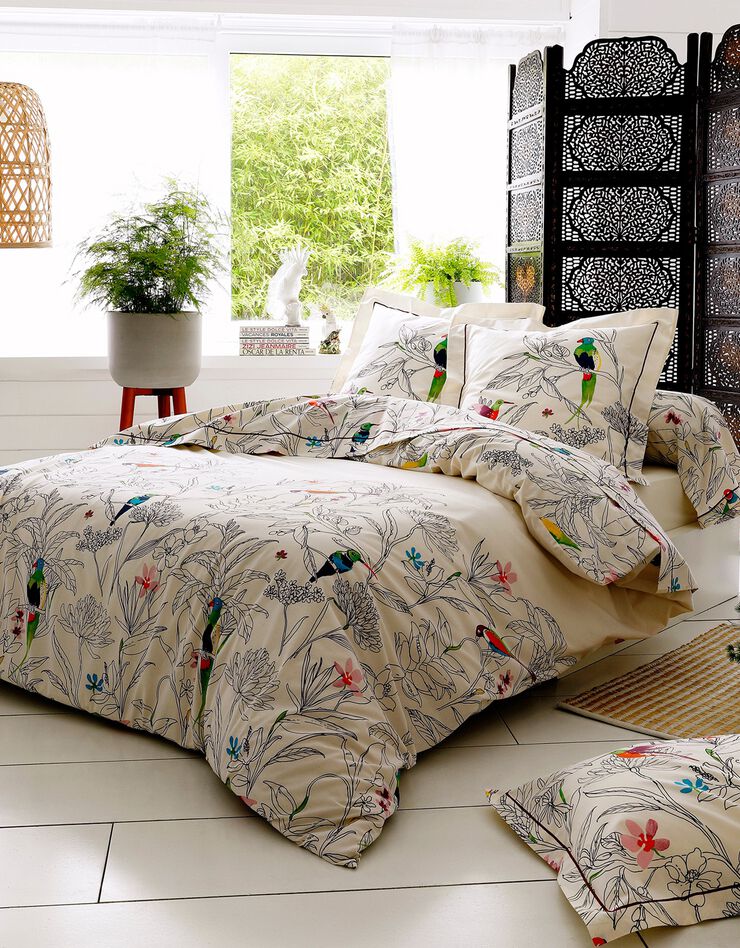 Linge de lit Amazonia - coton écru lavé (écru)