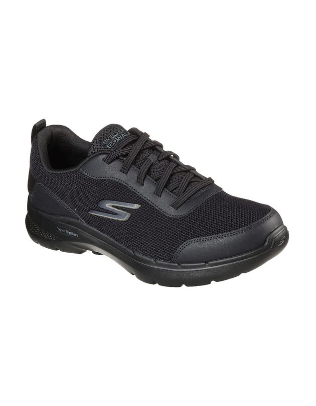 Baskets Go Walk 6 - Bold Knight en maille (noir)