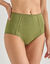 Culotte coton forme super maxi - lot de 2 (prune + kaki)