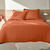 Couvre-lit matelassé - microfibre (terracotta)