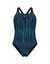 Maillot de bain 1 pièce Hyacinth (noir / bleu)