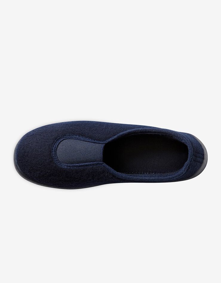 Ballerines unies - polaires élastiquées (marine) Ballerines unies - polaires élastiquées (marine)