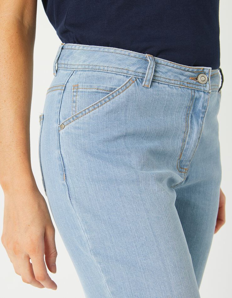 Pantalon mom, denim stretch (bleached) Pantalon mom, denim stretch (bleached)