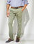 Pantalon chino ceinture arrondie sous le ventre (kaki clair)