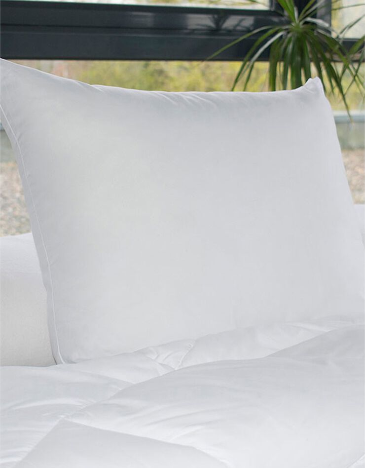 Oreiller Anti-transpiration en microfibre Passerelle® - moelleux (blanc)