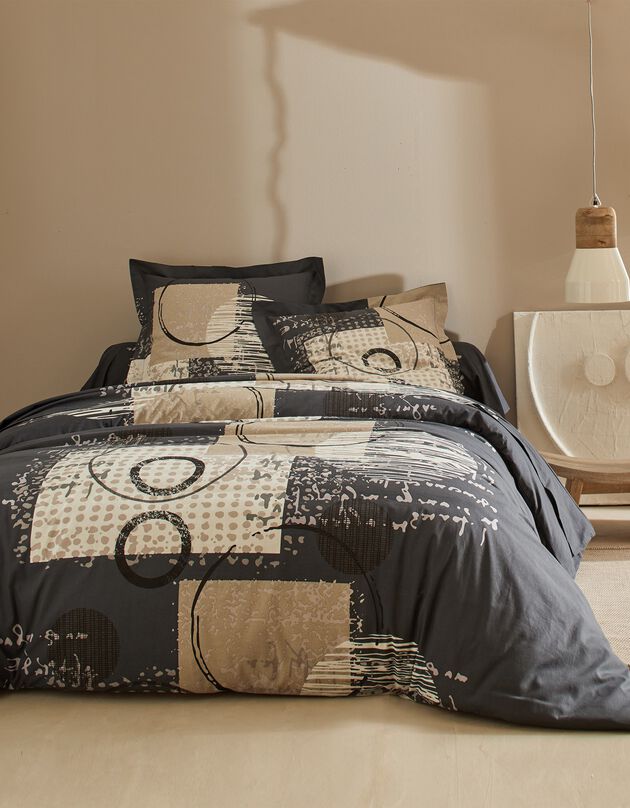 Linge de lit Diane - coton (carbone)