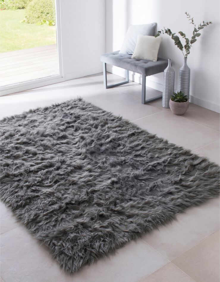 Tapis poils longs (gris) Tapis poils longs (gris)