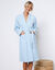 Peignoir mixte adute éponge bouclette 1er prix (bleu)