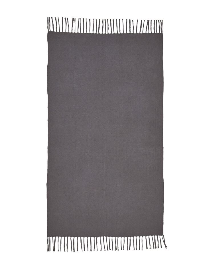 Tapis à franges (gris)