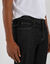 Jean droit ceinture &eacute;lastiqu&eacute;e c&ocirc;t&eacute;s - L32 (black)