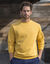 Sweat molleton col rond (jaune)
