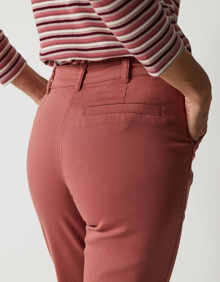 Pantalon chino à poches plaquées (terracotta) Pantalon chino à poches plaquées (terracotta)