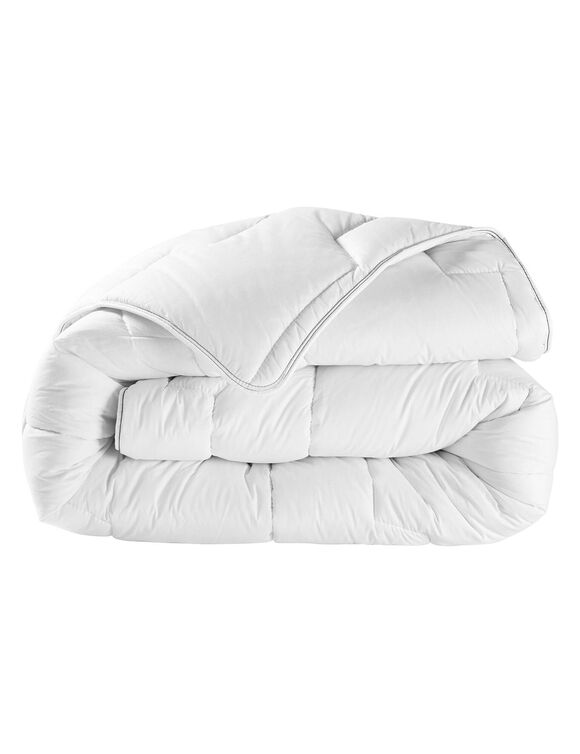 Couette coton biologique** 300 g/m&sup2; grand confort (blanc)