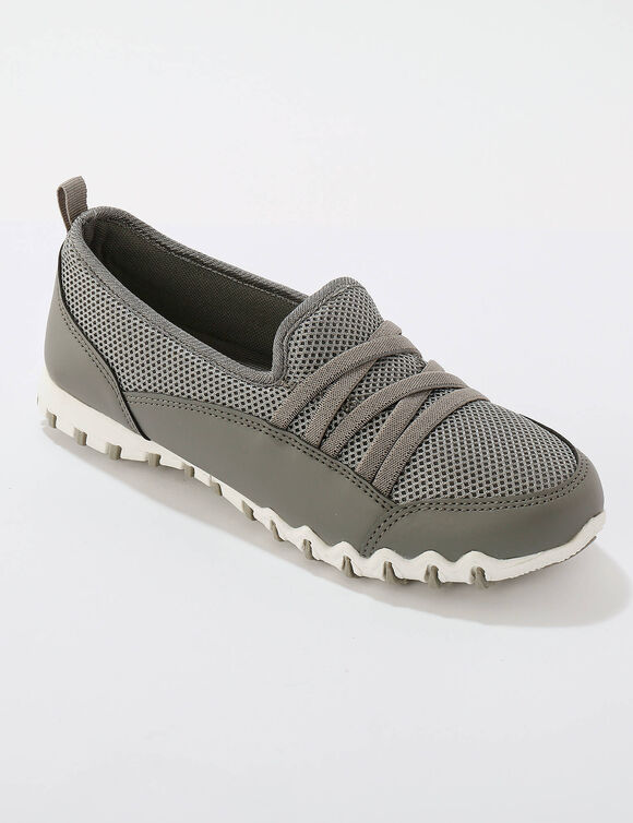 Baskets à enfiler ultra souples (gris)