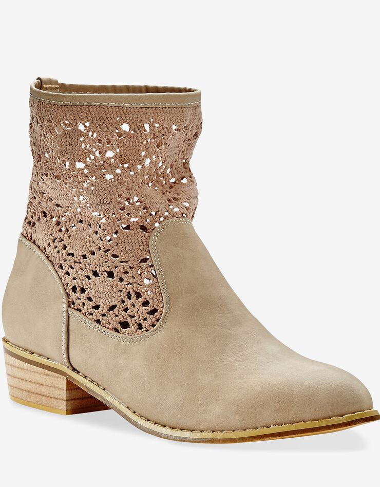 Boots macramé (taupe) Boots macramé (taupe)
