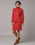 Jupe tricot en maille fantaisie (rouge)