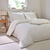 Linge de lit uni - percale de coton 72 fils/cm&sup2; (&eacute;cru)