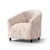 Housse microfibre bi-extensible imprimé vague spéciale fauteuil cabriolet (beige)