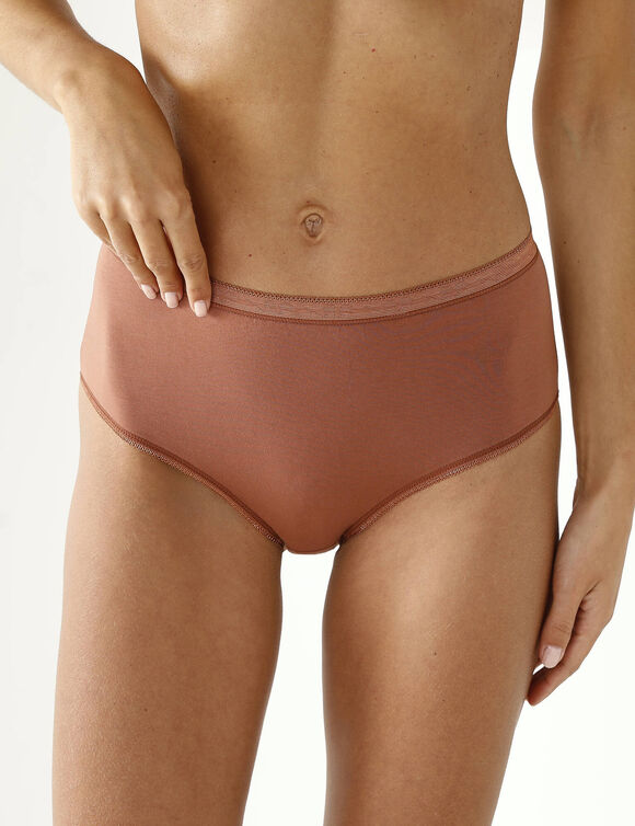 Culotte maxi basique - lot de 3 (chocolat)