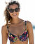 Haut de maillot de bain corbeille Pylea - avec armatures (marine / rose)