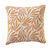 Housse de coussin imprimée feuilles Madère - lot de 2 (ocre)