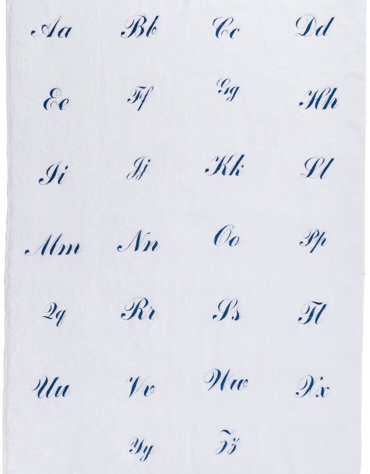 Serviette éponge personnalisable confort moelleux (bleuet)