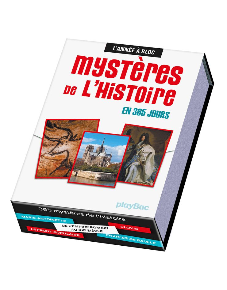 Calendrier chevalet Histoire de France (unique)
