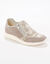   Fabriqué en UE Baskets zippées spécial pieds sensibles en tissu extensible (beige)