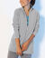 Veste zipp&eacute;e maille polaire, manches longues (gris perle)