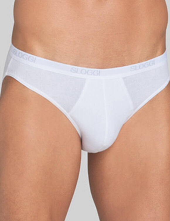 Slip ferm&eacute; forme mini (blanc)