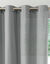 Rideau bachette uni tamisant oeillets (gris perle)