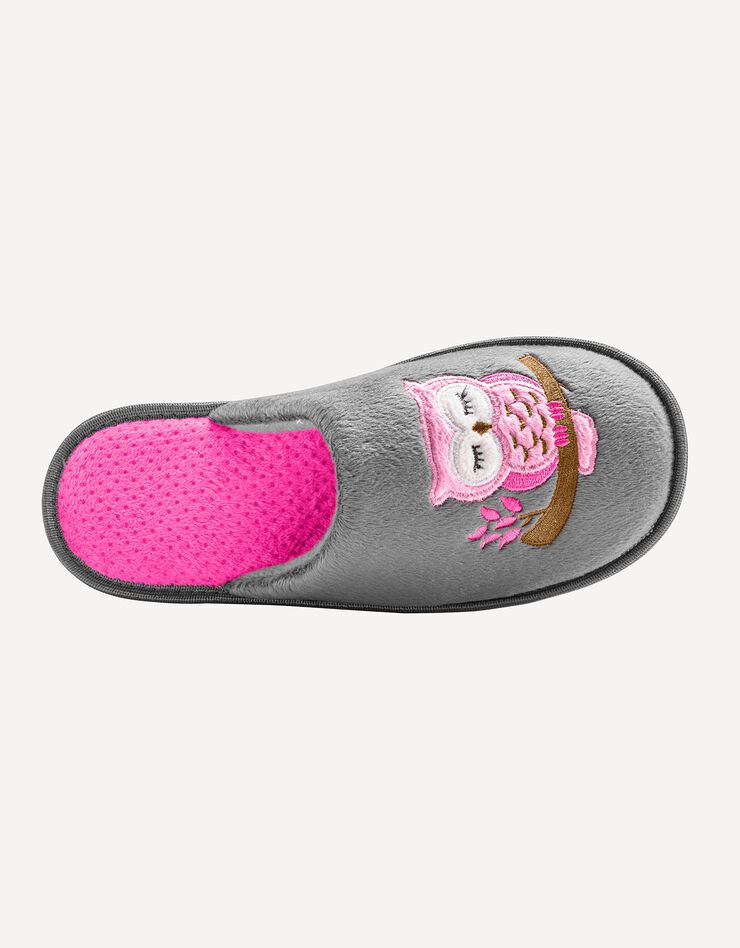 Mules motifs "chouette" (gris) Mules motifs "chouette" (gris)