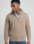 Pull col camionneur c&ocirc;te anglaise 30% laine (beige moulin&eacute;)