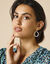 Boucles d'oreilles pendantes, perles fantaisie (doré)