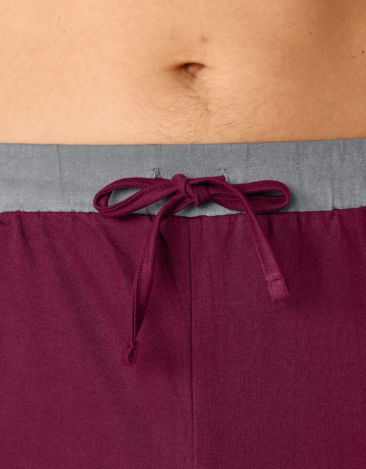 Short pyjama - lot de 2 (gris + bordeaux) Short pyjama - lot de 2 (gris + bordeaux)