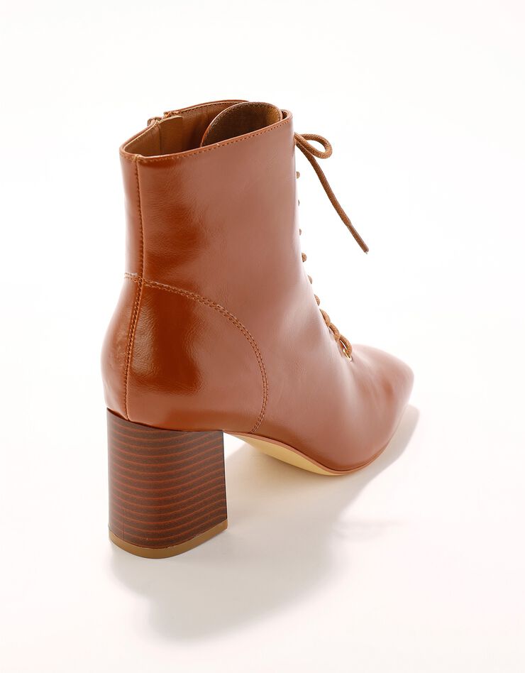 Bottines lacées à talon - caramel (caramel) Bottines lacées à talon - caramel (caramel)