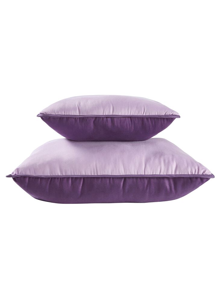 Couette bicolore microfibre 350g/m2 (aubergine / parme)
