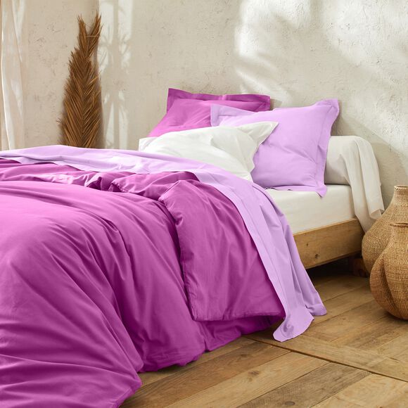 Linge de lit uni polyester-coton Colombine (miel)