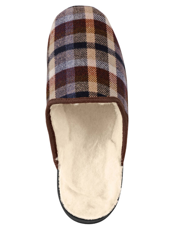 Mules homme fourr&eacute;es - jusqu'au 47 (marron)