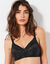 Soutien-gorge Claudette sans armatures - 1 + 1 GRATUIT (1) (noir)