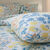 Linge de lit Garance en coton imprimé (bleu)
