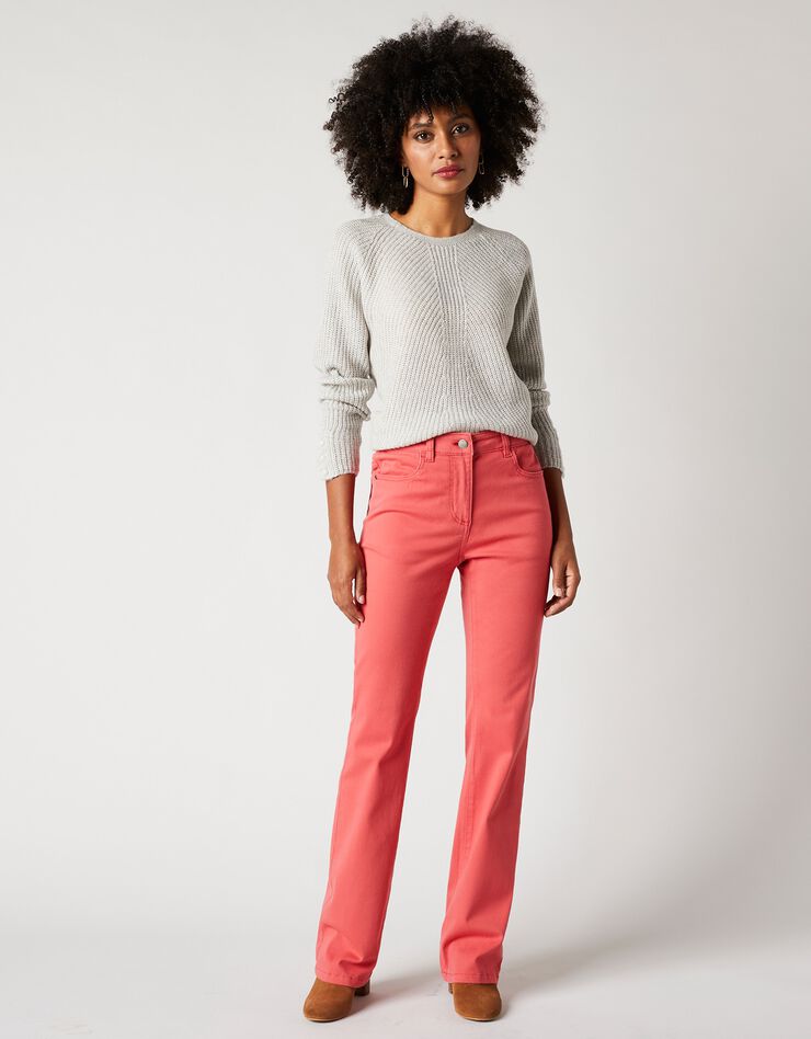 Pantalon bootcut, twill stretch (tomette) Pantalon bootcut, twill stretch (tomette)