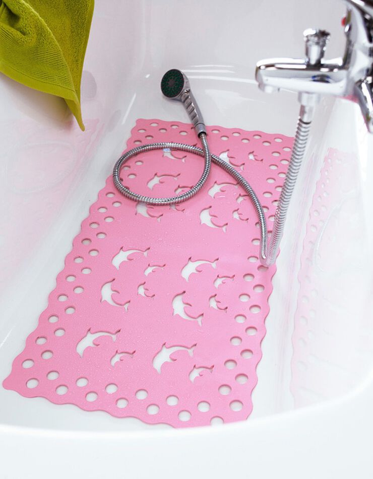 Tapis douche baignoire dauphin (rose) Tapis douche baignoire dauphin (rose)