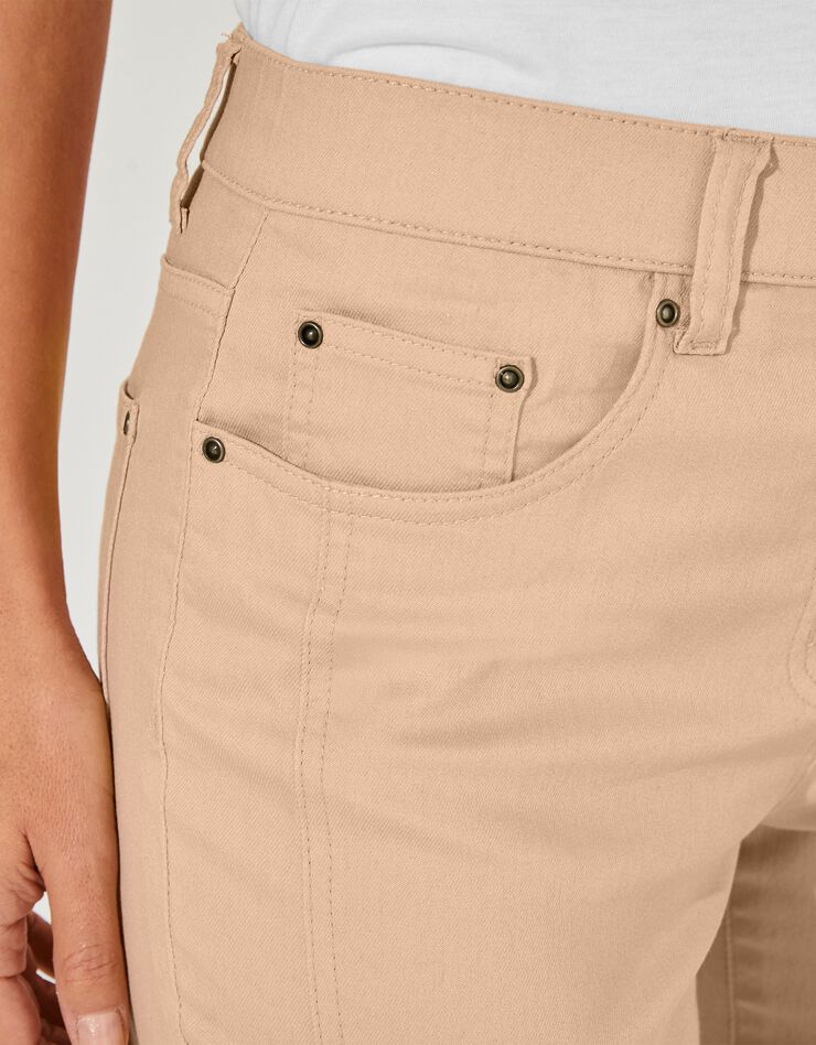 Pantalon stretch coutures affinantes (sable) Pantalon stretch coutures affinantes (sable)