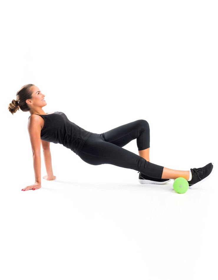 Rouleau d'auto-massage (vert/gris)