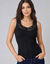 D&eacute;bardeur coton et dentelle - lot de 2 (noir)